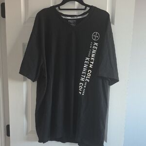 Kenneth Cole Black Graphic Men's Tee